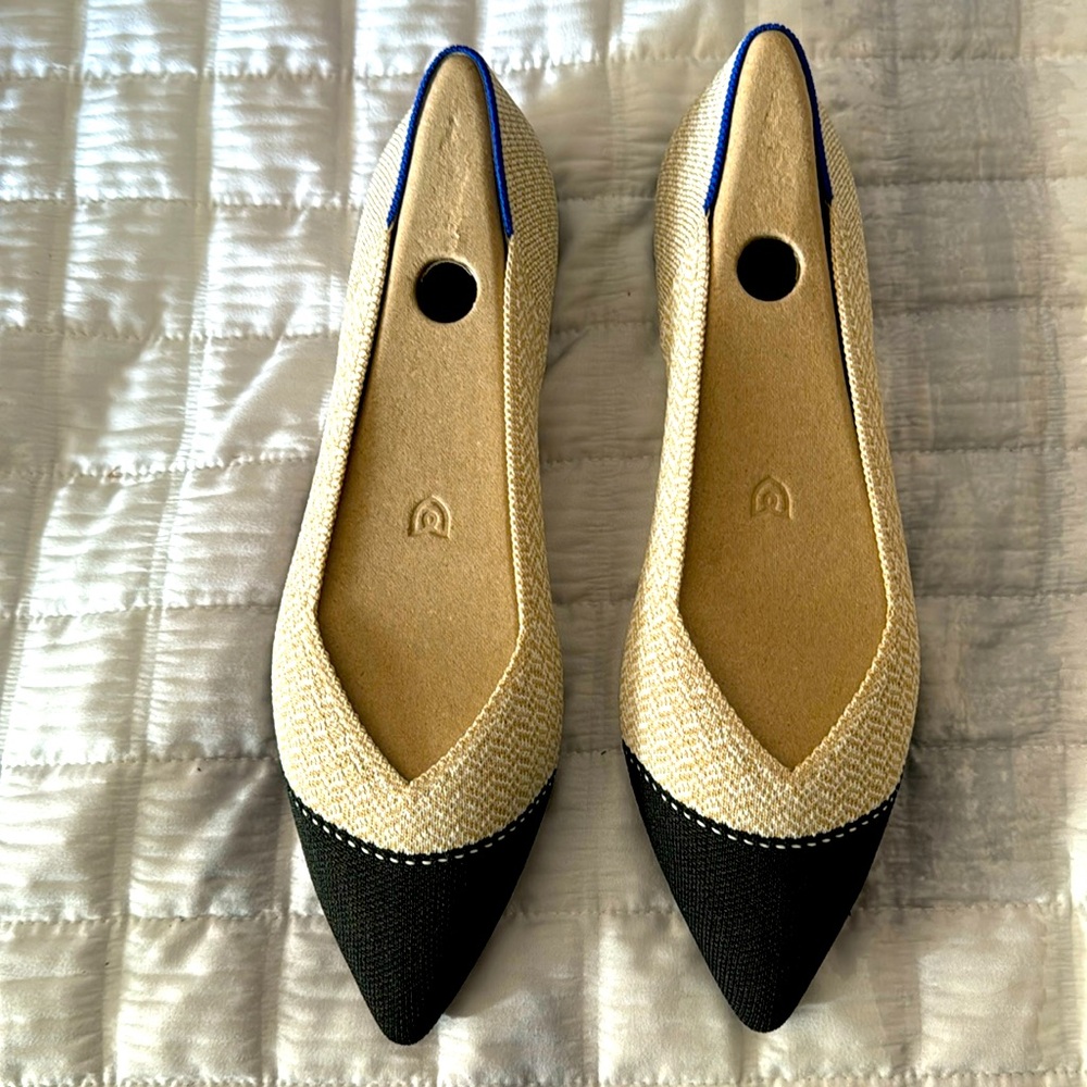 Rothy’s Cream Herringbone size 10.5
